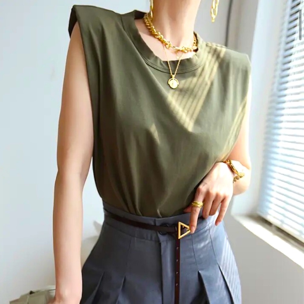 Zara Shoulder Pad Top